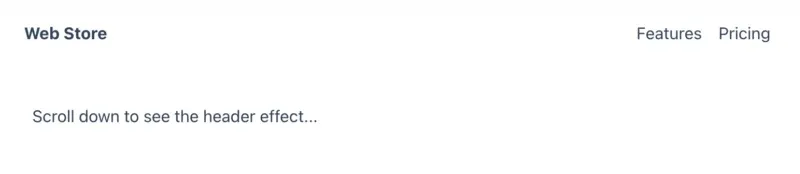 Tailwind Sticky Header Image 1