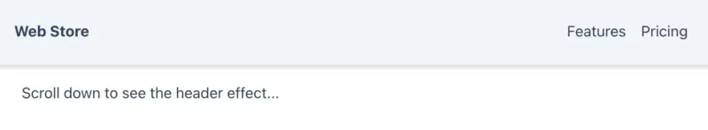 Tailwind Sticky Header Image 2