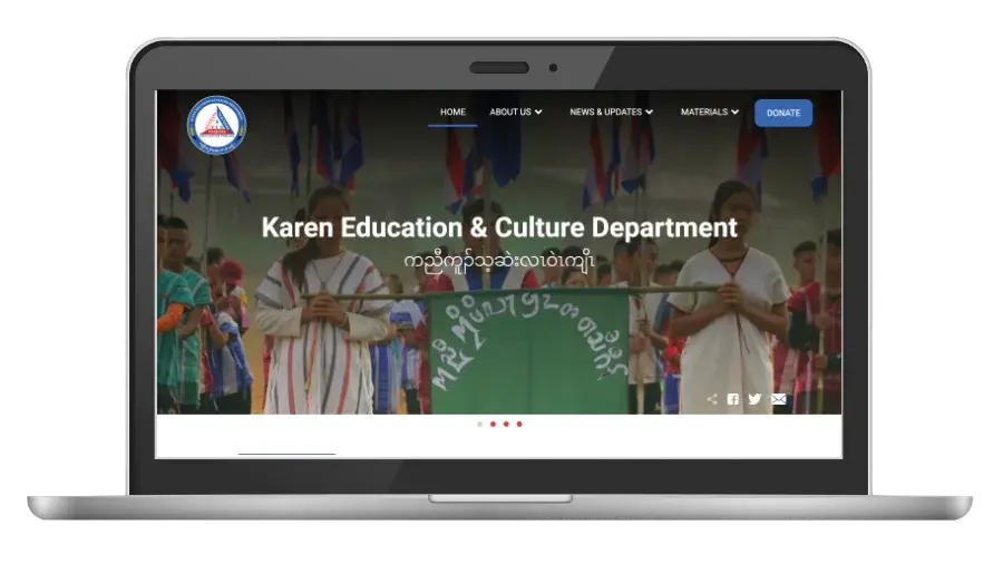 Karen Education and Culture Department (KECD) website image
