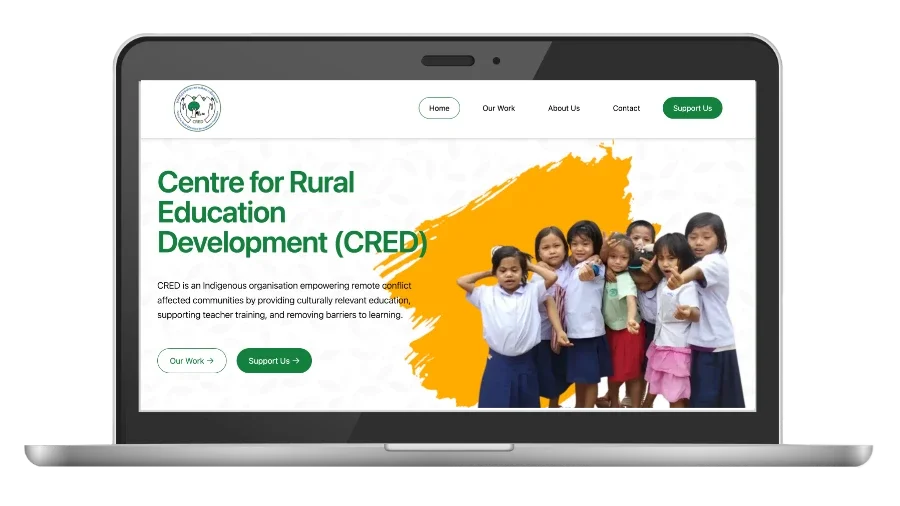 Centre for Rural Education Development (CRED) website image