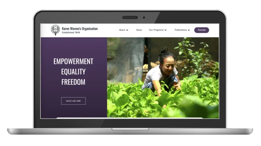 Karen Women (KWO) website image