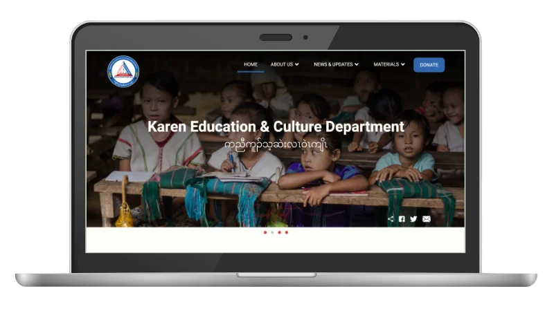 Karen Education and Culture Department (KECD) website image