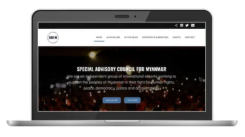 Special Advisory Council for Myanmar website image
